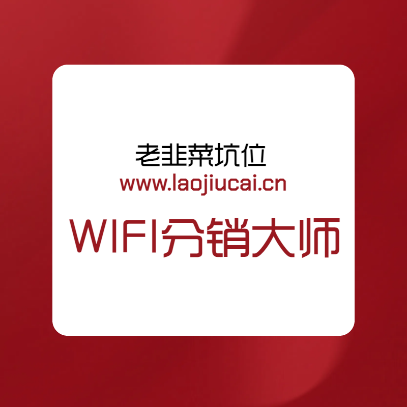 商家WIFI分销大师小程序-老韭菜正版小程序坑位SaaS账号代理供货平台